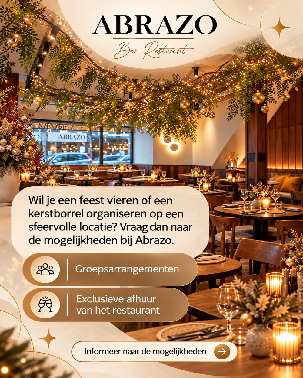 Feestdagen bij Abrazo